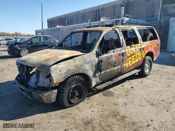 2005 Ford Excursion Special Serv with VIN 1FMSU41P15EC25081, listed as a Copart auction lot 76703614 with NaN miles and Non Repairable. Bid and sale history available at carsss.com. Image 1.