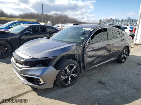 2016 Honda Civic Sedan Touring with VIN 19XFC1F90GE203789, listed as a Copart auction lot 41843765 with 156,181 mi miles and Salvage Title. Bid and sale history available at carsss.com. Image 1.