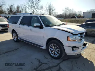 2017 Ford Expedition EL Limited with VIN 1FMJK1KT8HEA07915, listed as a Copart auction lot 48438235 with 147,301 mi miles and Salvage Title. Bid and sale history available at carsss.com. Image 4.