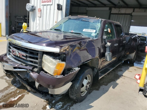 2008 GMC Sierra 3500HD DRW SLE2 with VIN 1GTJK33698F153226, listed as a Copart auction lot 66801834 with 434,621 mi miles and Salvage Title. Bid and sale history available at carsss.com. Image 1.