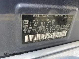 2014 Subaru Legacy Premium with VIN 4S3BMBC64E3038328, listed as a Copart auction lot 64274275 with 91,790 mi miles and Salvage title. Bid and sale history available at DreamBid. Image 12.