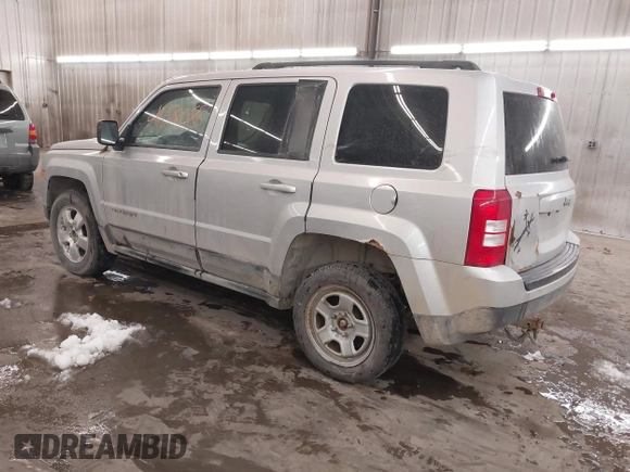 2012 Jeep Patriot Sport with VIN 1C4NJRBB4CD520348, listed as a IAAI auction lot 41378088 with 287,637 mi miles. Bid and sale history available at carsss.com. Image 3.