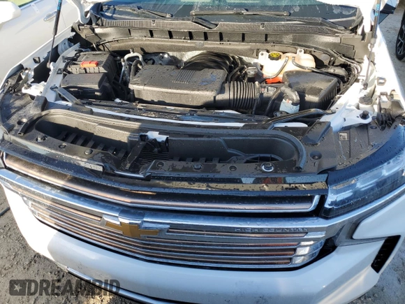 2022 Chevrolet Suburban High Country with VIN 1GNSKGKL3NR233657, listed as a Copart auction lot 74177244 with 9,111 mi miles and Salvage Title. Bid and sale history available at DreamBid. Image 12.