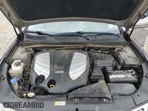 2013 Hyundai Azera z VIN KMHFH4JG4DA262993, wystawiony jako Copart lot #58497925 z przebiegiem 151 568 mil mil oraz Szkoda całkowita • Salvage title. Historia ofert i sprzedaży dostępna na DreamBid. Obrazek 11.