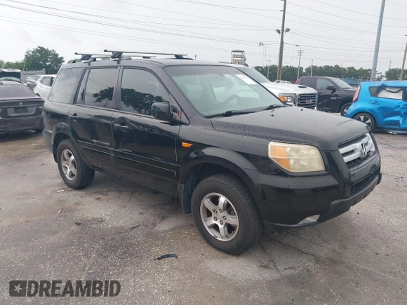 2007 Honda Pilot EX-L with VIN 5FNYF28577B028130, listed as a IAAI auction lot 42434714 with 179,299 mi miles and . Bid and sale history available at DreamBid. Image 1.