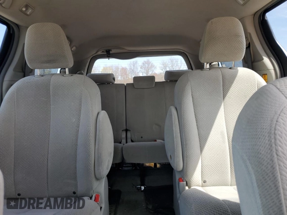 2013 Toyota Sienna LE with VIN 5TDJK3DC0DS065499, listed as a Copart auction lot 54142115 with 498,690 mi miles and Clean Title. Bid and sale history available at carsss.com. Image 10.