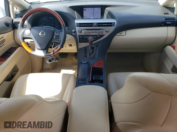 2011 Lexus RX 450h with VIN JTJBC1BA3B2420951, listed as a Copart auction lot 54869515 with 128,716 mi miles and Salvage Title. Bid and sale history available at DreamBid. Image 8.