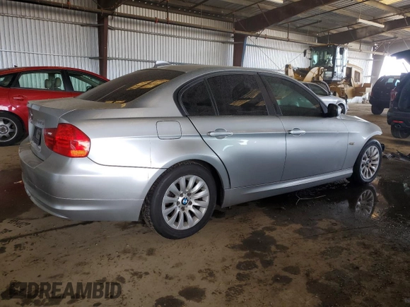 2009 BMW 3 Series 328i with VIN WBAPH77529NL82255, listed as a Copart auction lot 45608355 with 110,097 mi miles and Salvage Title. Bid and sale history available at carsss.com. Image 3.