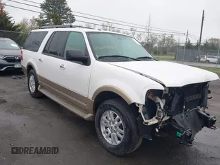 2014 Ford Expedition Max XLT z VIN 1FMJK1J54EEF51200, wystawiony jako IAAI lot #42014534 z przebiegiem 171 327 mil mil oraz . Historia ofert i sprzedaży dostępna na DreamBid. Obrazek 1.