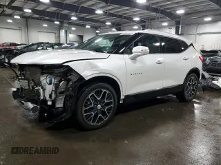 2023 Chevrolet Blazer Premier with VIN 3GNKBLRS5PS185195, listed as a Copart auction lot 80850814 with 29,230 mi miles and Salvage title. Bid and sale history available at DreamBid. Image 1.