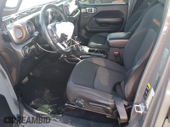 2020 Jeep Gladiator Mojave with VIN 1C6JJTEG1LL202459, listed as a Copart auction lot 79334434 with 49,515 mi miles and Salvage title. Bid and sale history available at DreamBid. Image 7.