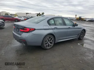 2022 BMW 5 Series 530e with VIN WBA13AG05NCL01602, listed as a Copart auction lot 85075934 with 34,240 mi miles and Salvage title. Bid and sale history available at DreamBid. Image 3.