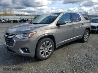 2018 Chevrolet Traverse Premier with VIN 1GNEVJKW9JJ190415, listed as a Copart auction lot 51465035 with 41,344 mi miles and Salvage Title. Bid and sale history available at carsss.com. Image 1.