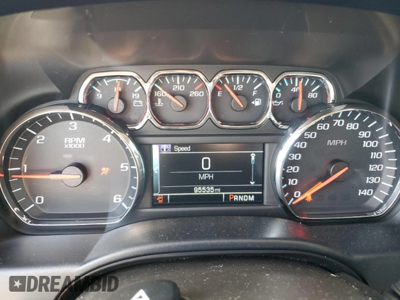 2014 Chevrolet Silverado 1500 LTZ with VIN 1GCVKSEC9EZ227270, listed as a Copart auction lot 51904465 with 95,535 mi miles and Salvage Title. Bid and sale history available at DreamBid. Image 9.