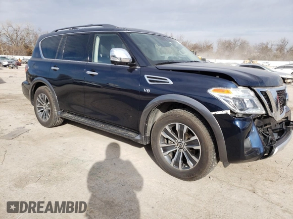 2018 Nissan Armada SV with VIN JN8AY2NC0J9555110, listed as a Copart auction lot 39994633 with 30,721 mi miles. Bid and sale history available at carsss.com. Image 4.