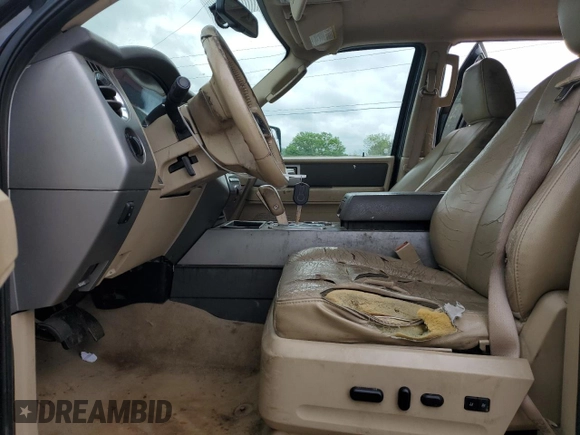 2012 Ford Expedition EL King Ranch with VIN 1FMJK1J55CEF48674, listed as a Copart auction lot 54337485 with 329,922 mi miles and Salvage Title. Bid and sale history available at carsss.com. Image 7.