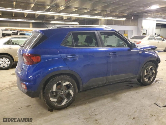 2023 Hyundai Venue Limited with VIN KMHRC8A32PU251493, listed as a Copart auction lot 42586245 with NaN miles and Salvage Title. Bid and sale history available at carsss.com. Image 3.