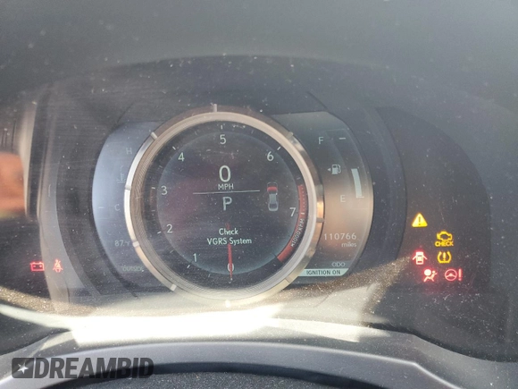 2014 Lexus IS 350 z VIN JTHBE1D26E5009418, wystawiony jako Copart lot #57936215 z przebiegiem 110 766 mil mil oraz Szkoda całkowita • Salvage title. Historia ofert i sprzedaży dostępna na DreamBid. Obrazek 9.