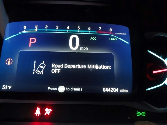2019 Honda Passport EX-L with VIN 5FNYF8H53KB028590, listed as a IAAI auction lot 41475668 with 44,204 mi miles. Bid and sale history available at carsss.com. Image 15.