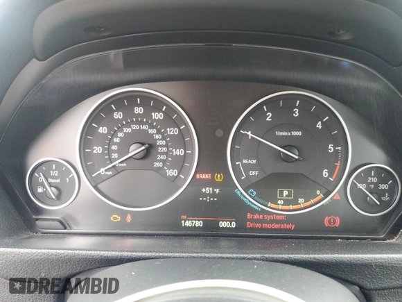 2014 BMW 3 Series 328d with VIN WBA3D3C57EK154496, listed as a Copart auction lot 58523665 with 146,780 mi miles and Clean title. Bid and sale history available at DreamBid. Image 9.
