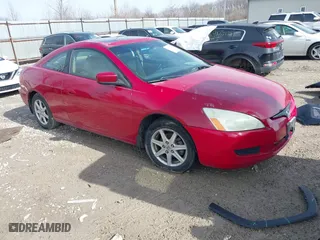 2004 Honda Accord Cpe EX with VIN 1HGCM82674A003495, listed as a IAAI auction lot 41630179 with 220,856 mi miles. Bid and sale history available at carsss.com. Image 1.