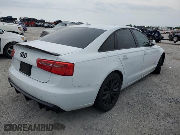 2013 Audi A6 Premium Plus with VIN WAUDFAFC0DN051723, listed as a Copart auction lot 57493605 with 74,881 mi miles and Salvage title. Bid and sale history available at DreamBid. Image 3.