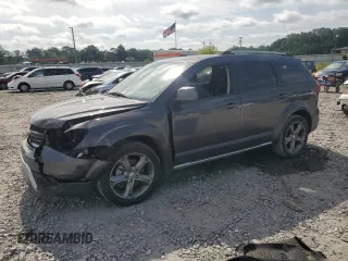 2017 Dodge Journey Crossroad Plus with VIN 3C4PDCGB8HT648132, listed as a Copart auction lot 56821625 with 78,799 mi miles and Salvage title. Bid and sale history available at DreamBid. Image 1.