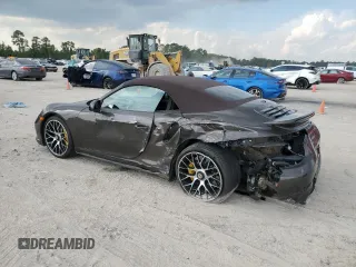2015 Porsche 911 Turbo S with VIN WP0CD2A98FS178049, listed as a Copart auction lot 73181714 with 11,176 mi miles and Salvage Title. Bid and sale history available at carsss.com. Image 2.