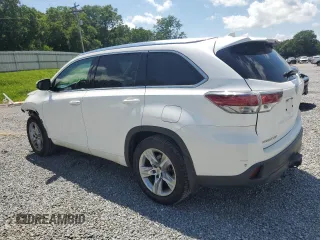 2015 Toyota Highlander Limited with VIN 5TDDKRFH9FS198404, listed as a Copart auction lot 59131925 with 121,888 mi miles and Salvage title. Bid and sale history available at DreamBid. Image 2.