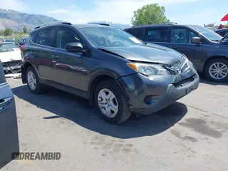 2015 Toyota RAV4 LE with VIN JTMBFREV5FD166614, listed as a IAAI auction lot 42426187 with 110,450 mi miles and . Bid and sale history available at DreamBid. Image 1.