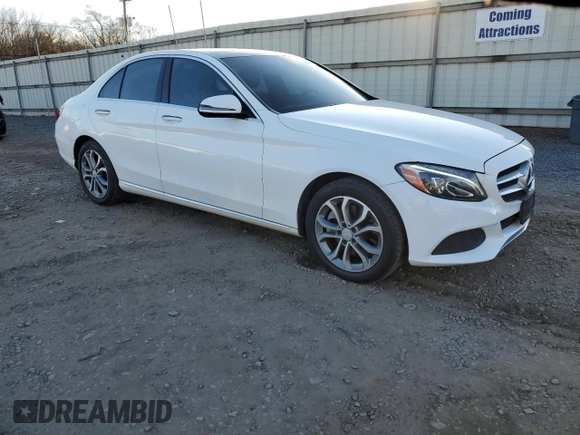 2017 Mercedes-Benz C 300 with VIN WDDWF4KB4HR245864, listed as a Copart auction lot 88563675 with 120,988 mi miles and Salvage Title. Bid and sale history available at carsss.com. Image 4.