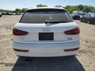 2018 Audi Q3 Premium with VIN WA1ECCFS2JR024976, listed as a Copart auction lot 57471535 with 47,711 mi miles and Salvage title. Bid and sale history available at DreamBid. Image 6.