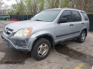 2002 Honda CR-V LX with VIN JHLRD68422C015173, listed as a IAAI auction lot 41959037 with 217,058 mi miles and . Bid and sale history available at carsss.com. Image 2.