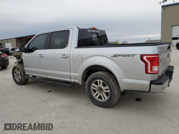 2016 Ford F-150 XL with VIN 1FTEW1CG2GKD29901, listed as a Copart auction lot 44783715 with 198,061 mi miles and Salvage Title. Bid and sale history available at DreamBid. Image 2.