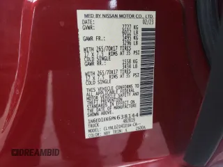 2023 Nissan Frontier SV z VIN 1N6ED1EK6PN638144, wystawiony jako Copart lot #76092204 z przebiegiem 6 523 mil mil oraz Szkoda całkowita • Salvage title. Historia ofert i sprzedaży dostępna na DreamBid. Obrazek 12.