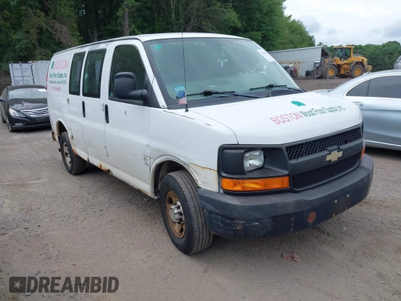 2012 Chevrolet Express Cargo with VIN 1GCZGTCA4C1152175, listed as a IAAI auction lot 42768479 with 155,675 mi miles and . Bid and sale history available at DreamBid. Image 1.