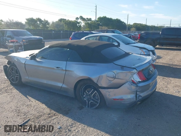 2020 Ford Mustang EcoBoost with VIN 1FATP8UH2L5112755, listed as a IAAI auction lot 41850462 with 93,214 mi miles. Bid and sale history available at carsss.com. Image 3.