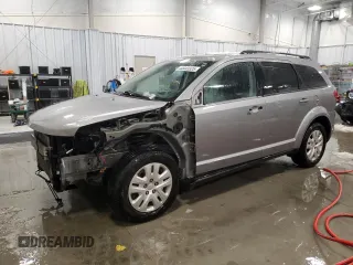 2017 Dodge Journey SE z VIN 3C4PDCAB1HT705098, wystawiony jako Copart lot #44443325 z przebiegiem 112 858 mil mil oraz Czysty tytuł • Clean title. Historia ofert i sprzedaży dostępna na DreamBid. Obrazek 1.