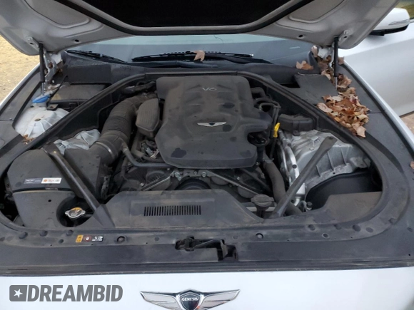 2017 Genesis G80 3.8L z VIN KMHGN4JE0HU171834, wystawiony jako Copart lot #47764005 z przebiegiem 86 389 mil mil oraz Szkoda całkowita • Salvage title. Historia ofert i sprzedaży dostępna na DreamBid. Obrazek 11.