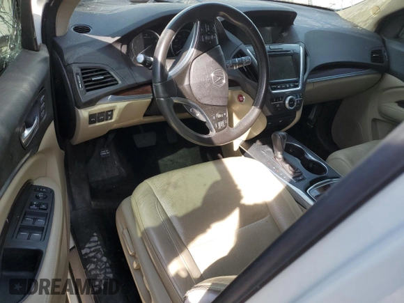 2015 Acura MDX Advance/Entertainment Pkg with VIN 5FRYD4H82FB024026, listed as a Copart auction lot 49288555 with 0 mi miles and Salvage Title. Bid and sale history available at carsss.com. Image 8.