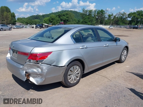 2011 Honda Accord LX with VIN 1HGCP2F39BA103647, listed as a IAAI auction lot 42657216 with 174,228 mi miles and . Bid and sale history available at DreamBid. Image 4.