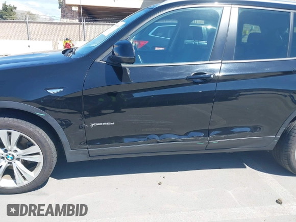 2015 BMW X3 xDrive28d with VIN 5UXWY3C52F0E96652, listed as a IAAI auction lot 41895140 with 57,131 mi miles. Bid and sale history available at carsss.com. Image 6.