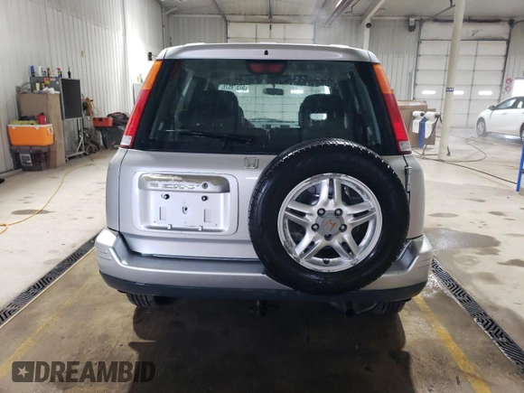 2001 Honda CR-V SE with VIN JHLRD18731C035881, listed as a Copart auction lot 52574575 with 192,107 mi miles and Salvage Title. Bid and sale history available at carsss.com. Image 6.