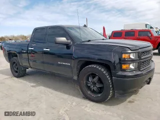 2015 Chevrolet Silverado 1500 Work Truck with VIN 1GCRCPEC6FZ281512, listed as a Copart auction lot 46367785 with 122,389 mi miles and Salvage Title. Bid and sale history available at carsss.com. Image 4.