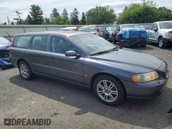2006 Volvo V70 2.4L with VIN YV1SW612262538703, listed as a Copart auction lot 64398525 with 212,222 mi miles and Salvage title. Bid and sale history available at DreamBid. Image 4.