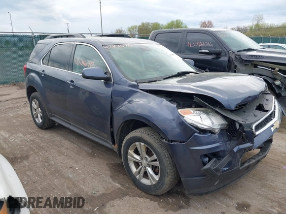 2013 Chevrolet Equinox LT with VIN 2GNALDEK5D6401934, listed as a IAAI auction lot 42101670 with 120,080 mi miles. Bid and sale history available at carsss.com. Image 1.