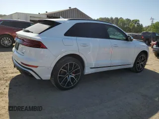 2019 Audi Q8 Prestige with VIN WA1FVAF17KD039031, listed as a Copart auction lot 52422685 with 62,099 mi miles and Salvage title. Bid and sale history available at DreamBid. Image 3.