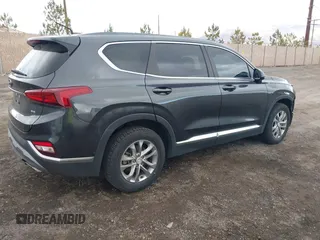 2020 Hyundai Santa Fe SE with VIN 5NMS2CAD4LH218257, listed as a IAAI auction lot 41221205 with 61,722 mi miles. Bid and sale history available at carsss.com. Image 4.