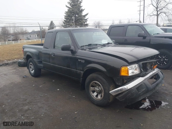 2002 Ford Ranger XL Fleet with VIN 1FTYR44U62TA32918, listed as a IAAI auction lot 41655493 with 109,712 mi miles. Bid and sale history available at carsss.com. Image 1.