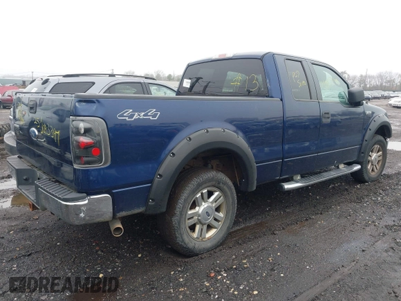 2008 Ford F-150 XLT with VIN 1FTPX14508FB91806, listed as a IAAI auction lot 41928299 with 999,999 mi miles. Bid and sale history available at carsss.com. Image 4.